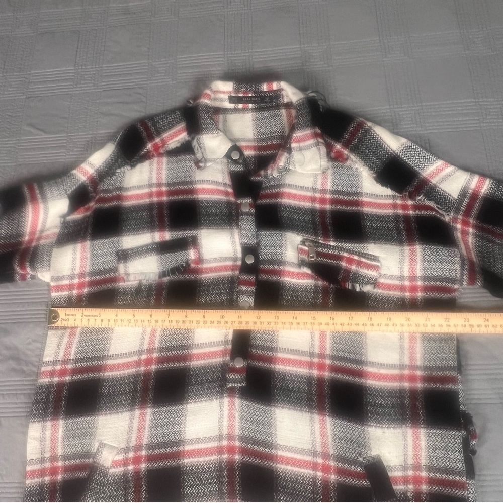 Zara Black and White Plaid Mini Dress - Picture 8 of 12